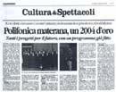 Il Quotidiano della Basilicata, 03/01/2005