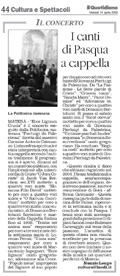 Il Quotidiano della Basilicata - 14/04/2009